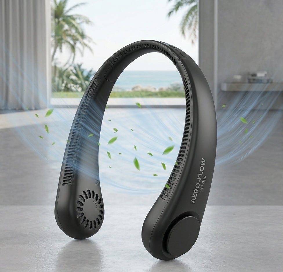 AeroCou - Le Ventilateur de Cou portable Révolutionnaire