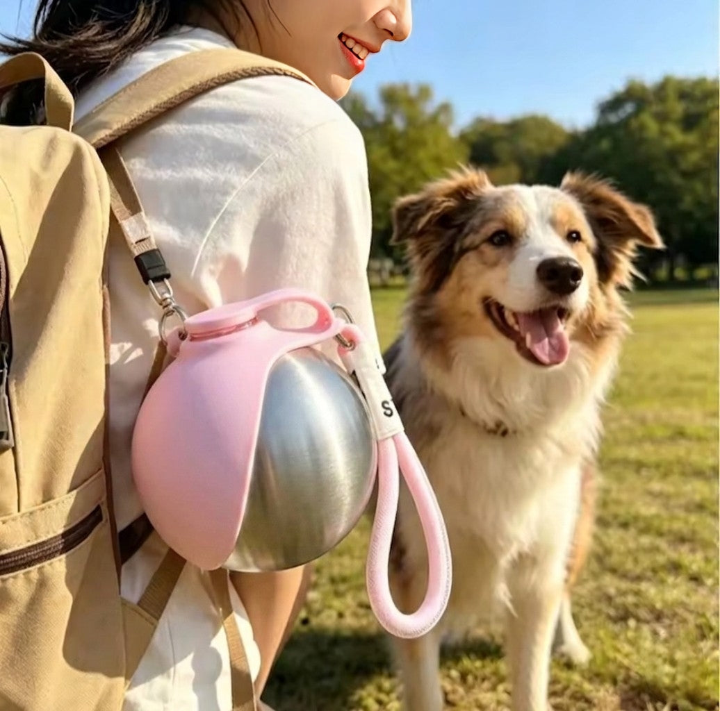 Gourde de voyage en inox pour Chien