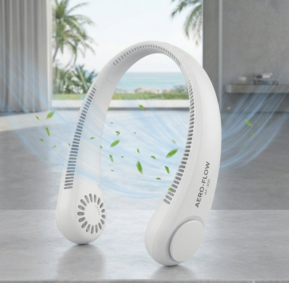 AeroCou - Le Ventilateur de Cou portable Révolutionnaire