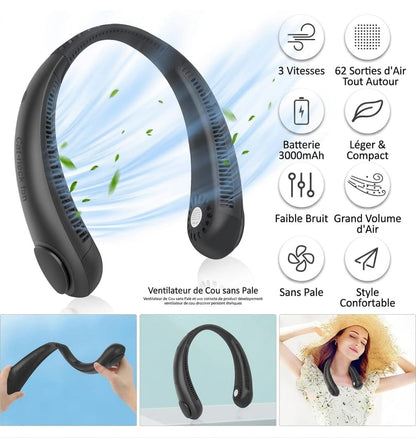 AeroCou - Le Ventilateur de Cou portable Révolutionnaire